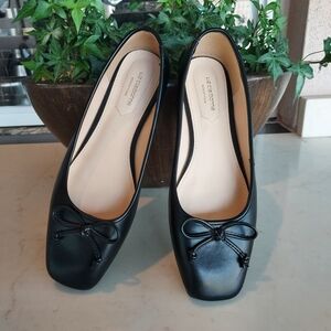 Liz Claiborne Ladies Black Ballet Flats.